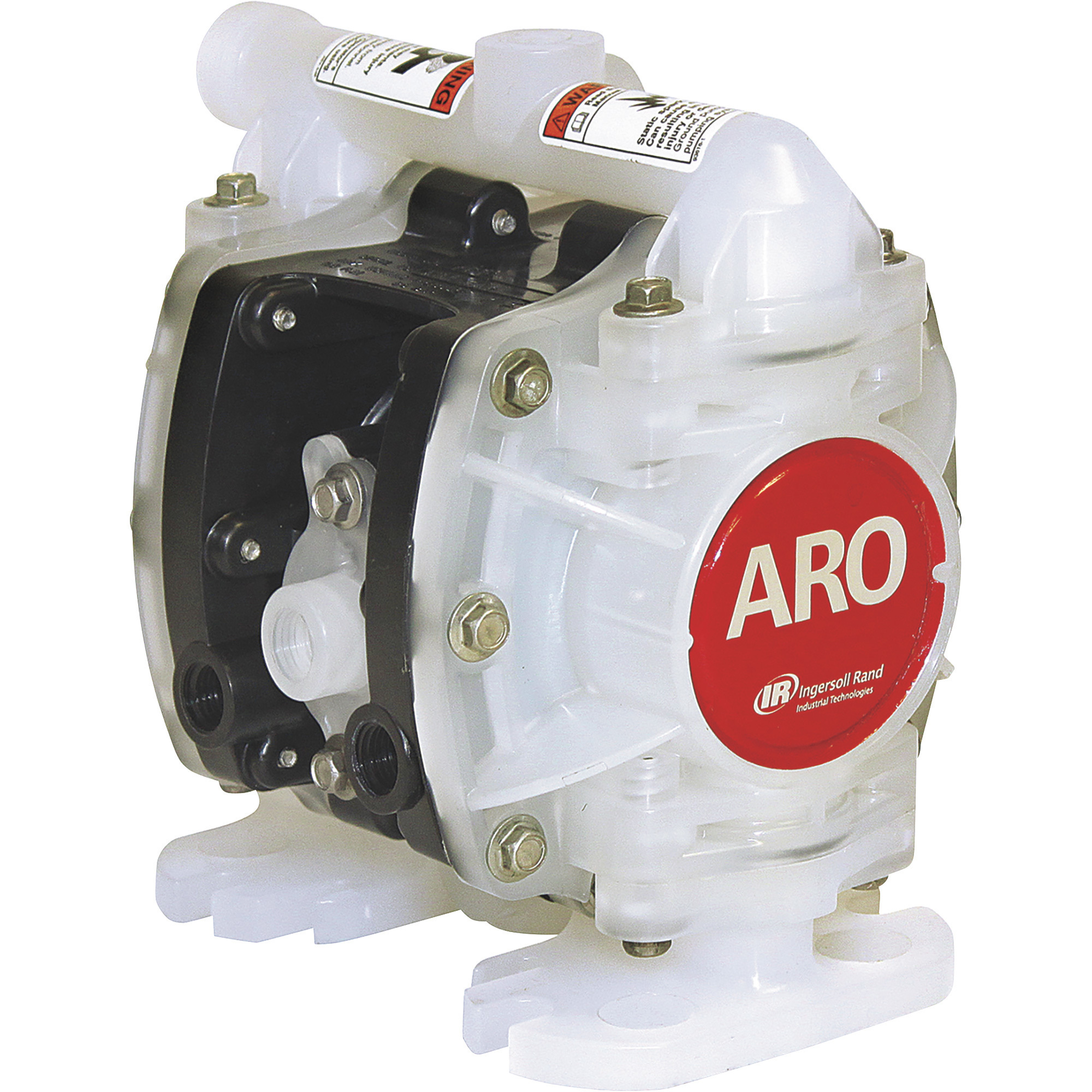 Ingersoll Rand ARO Air-Operated Double Diaphragm Pump, 1/4in. Ports, 5.3 GPM, Model# PD01P-HPS-PTT-A